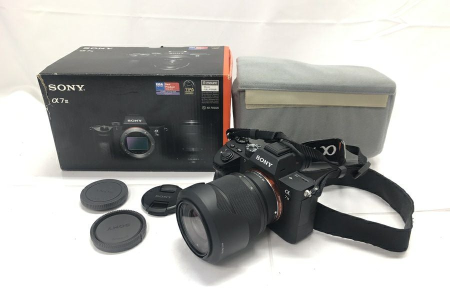 送料込み美品旅行やアウトドアキャンプSONYILCE-7M3α7III付属品 送料無料】◇SONY ソニー a7? ボディ ILCE-7M3K アダプター欠品