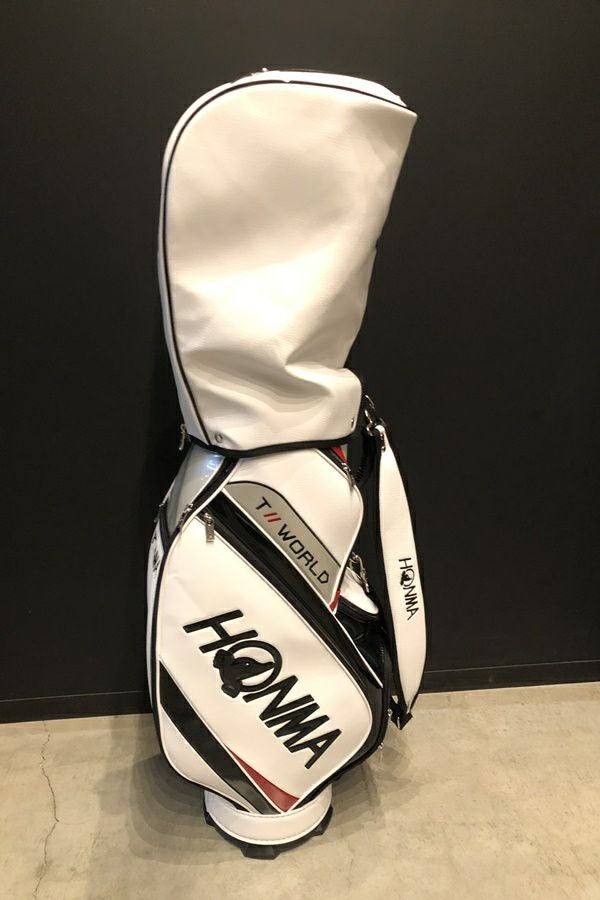 HONMA tw world ゴルフバッグ 超希少・未使用】HONMA ツアーワールド TW キャディバッグ ホワイト
