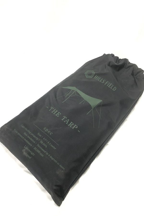 週末セール！　伊豆の主釣り ヒルズフィールド THE TARP（カーキ） 送料無料】◇Hills Field ヒルズフィールド THE TARP カーキ 未使用