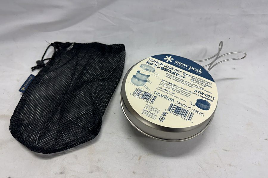 送料無料】◇Snow Peak スノーピーク 純チタン食器3点セット
