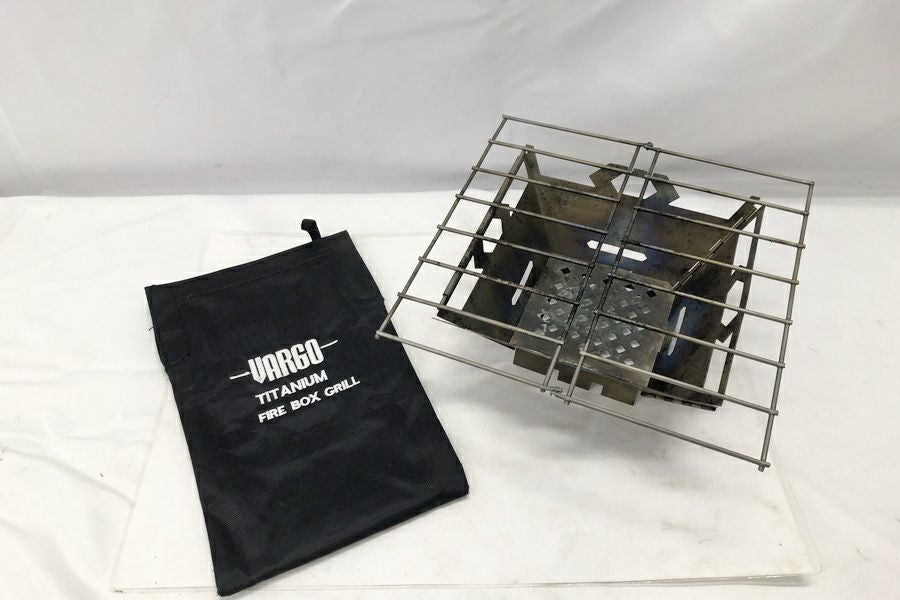 送料無料】◇VARGO バーゴ チタニウム ファイヤーボックスグリル