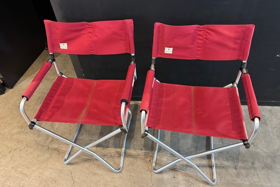 送料無料】◇Snow Peak スノーピーク FDチェアワイド RD 2脚 セット