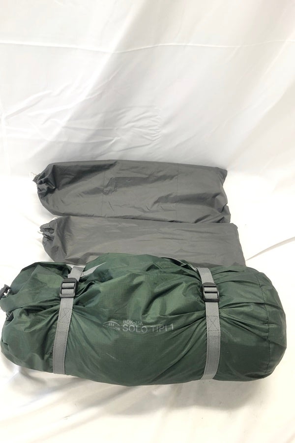 送料無料】◇BUNDOK バンドック ソロティピー 1 BDK-75A カーキ 二又