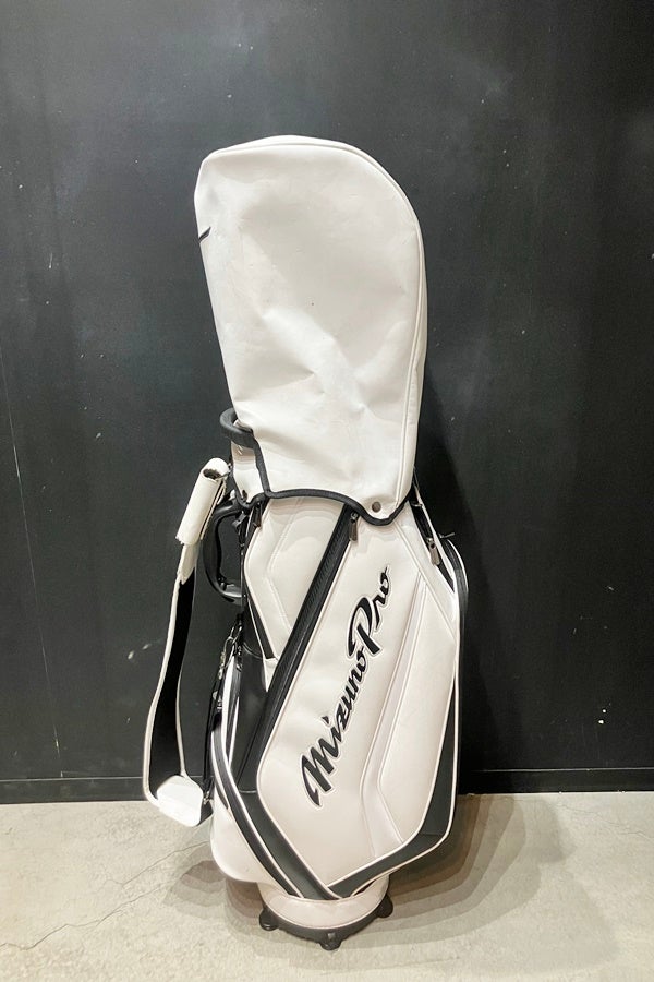 Mizuno Pro ホワイトキャディバッグ 送料無料】◇mizuno ミズノ Mizuno Pro Ltd 22F キャディバッグ9.5型