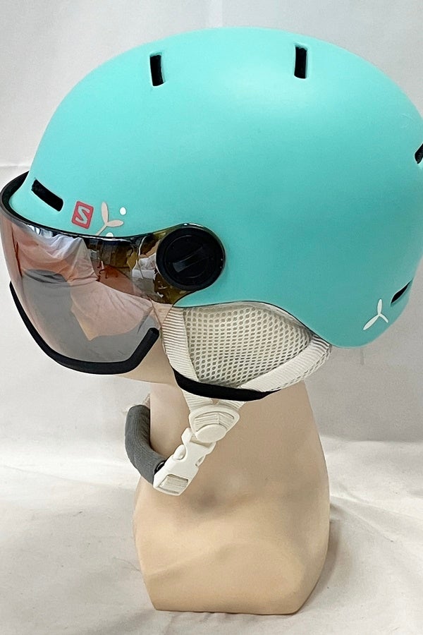 送料無料】◇Salomon サロモン GROM VISOR キッズ スキーヘルメット M