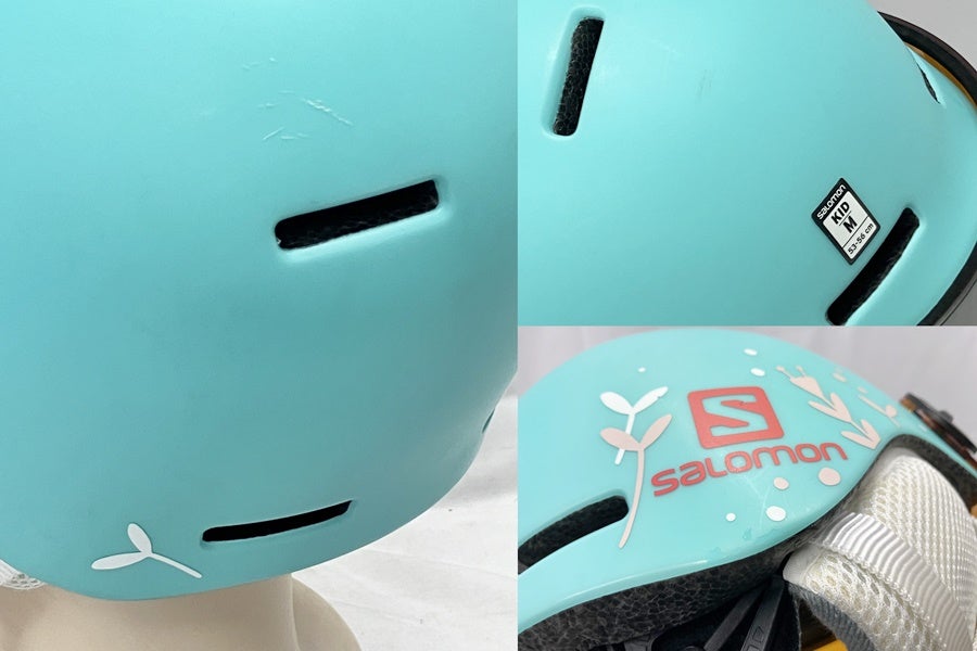 送料無料】◇Salomon サロモン GROM VISOR キッズ スキーヘルメット M